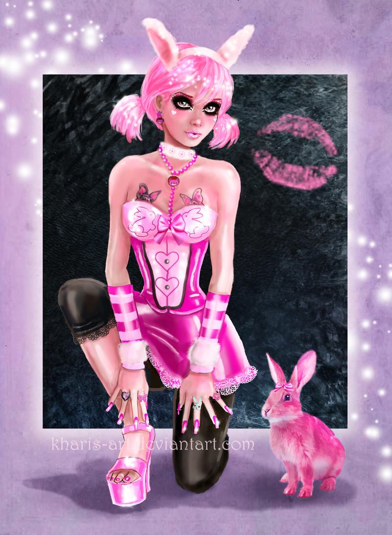 Pink Bunny Girl