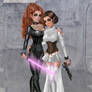 Mara Jade and Leia - Star Wars