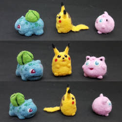 Simple Needle Felted Pokemon