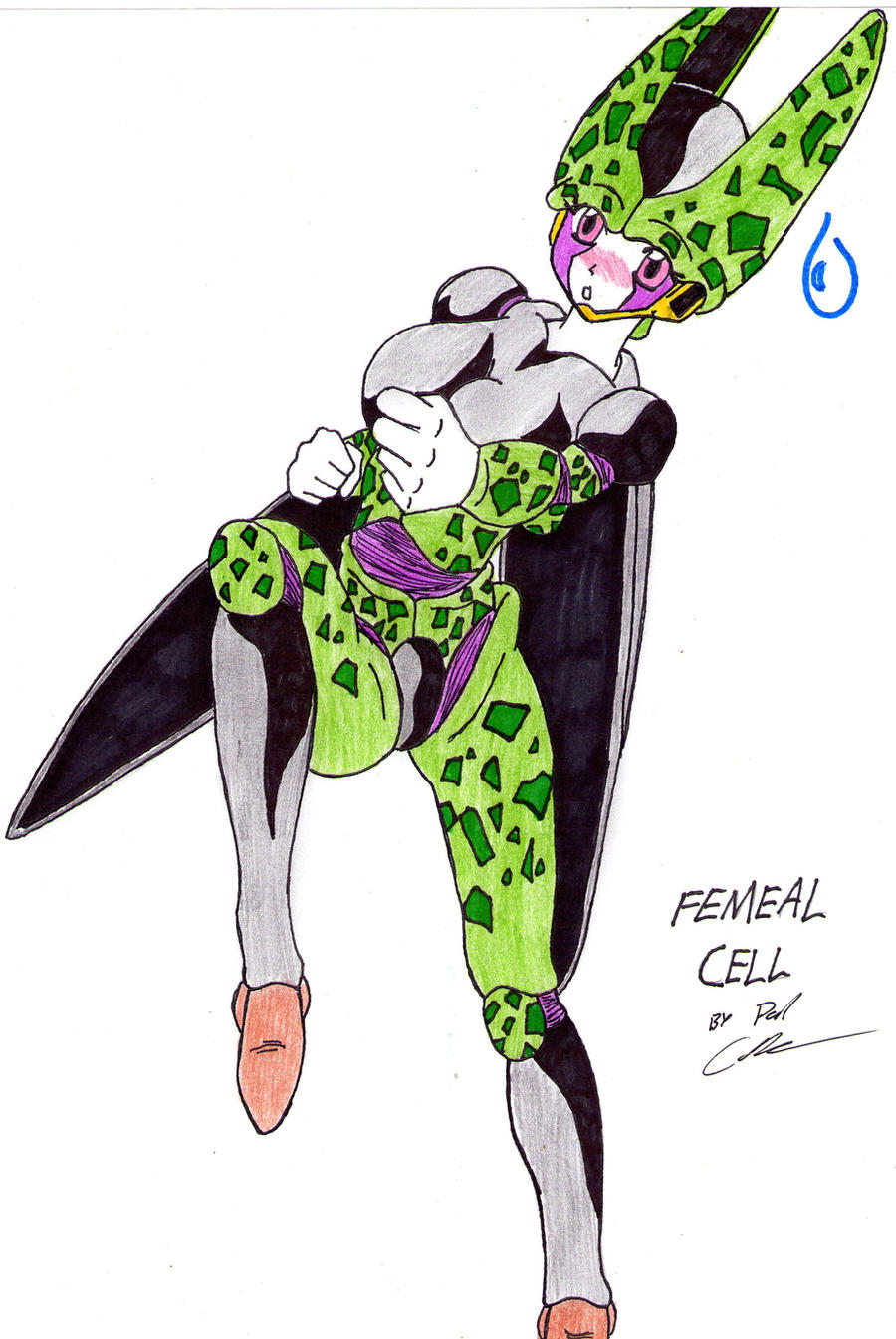 Dragon ball rule 34. Dragon Ball Cell female. Dragon Ball Cell r63. Frieza r63. Dragon Ball Cell girl.