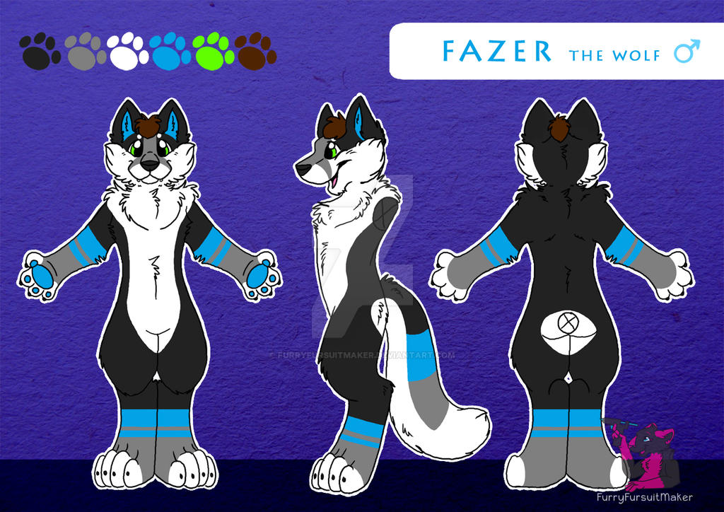 Fazer the wolf Reference sheet by FurryFursuitMaker on DeviantArt