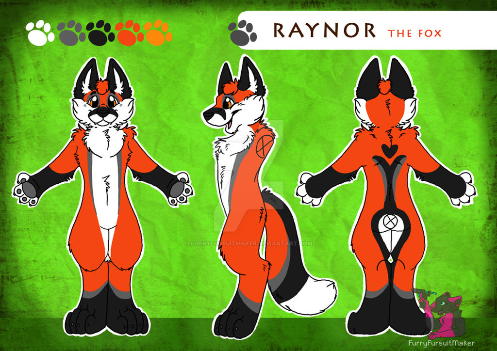 Raynor the fox Reference sheet by FurryFursuitMaker on DeviantArt
