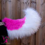 Bouncy puppy tail - Bright Pink