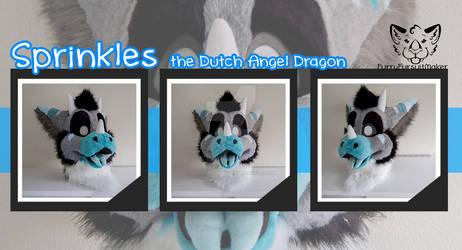 Sprinkles the Dutch Angel Dragon - head