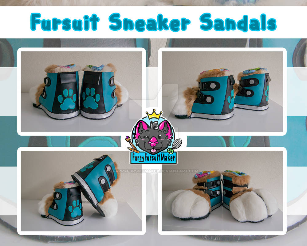 Fursuit Sneaker Sandals by FurryFursuitMaker