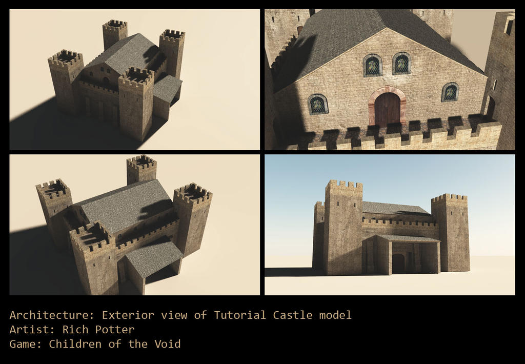 Castleton Castle Model Tutorial Castle Model by childrenofthevoid on DeviantArt