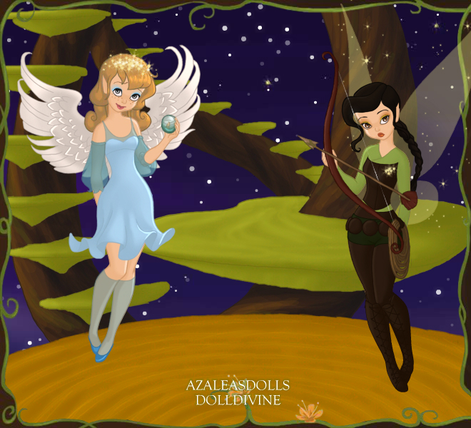 Fairy Katniss and Angel Prim