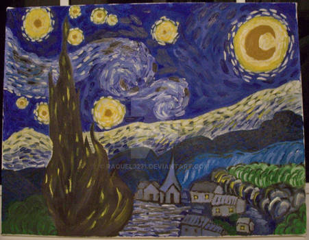 My redition of Vincent Van Gogh's 'Starry Nig