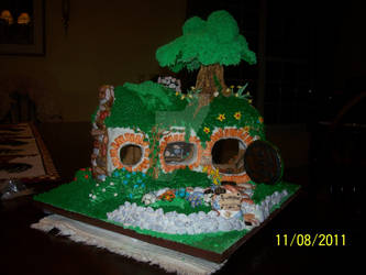 Bag End Gingerbread House