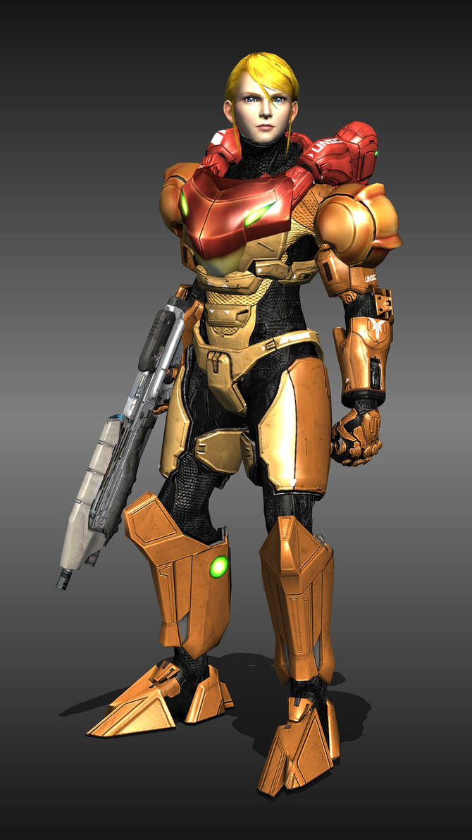 Samas Armor Samus in SPARTAN Armor NH by MonkeyRebel117 on DeviantArt