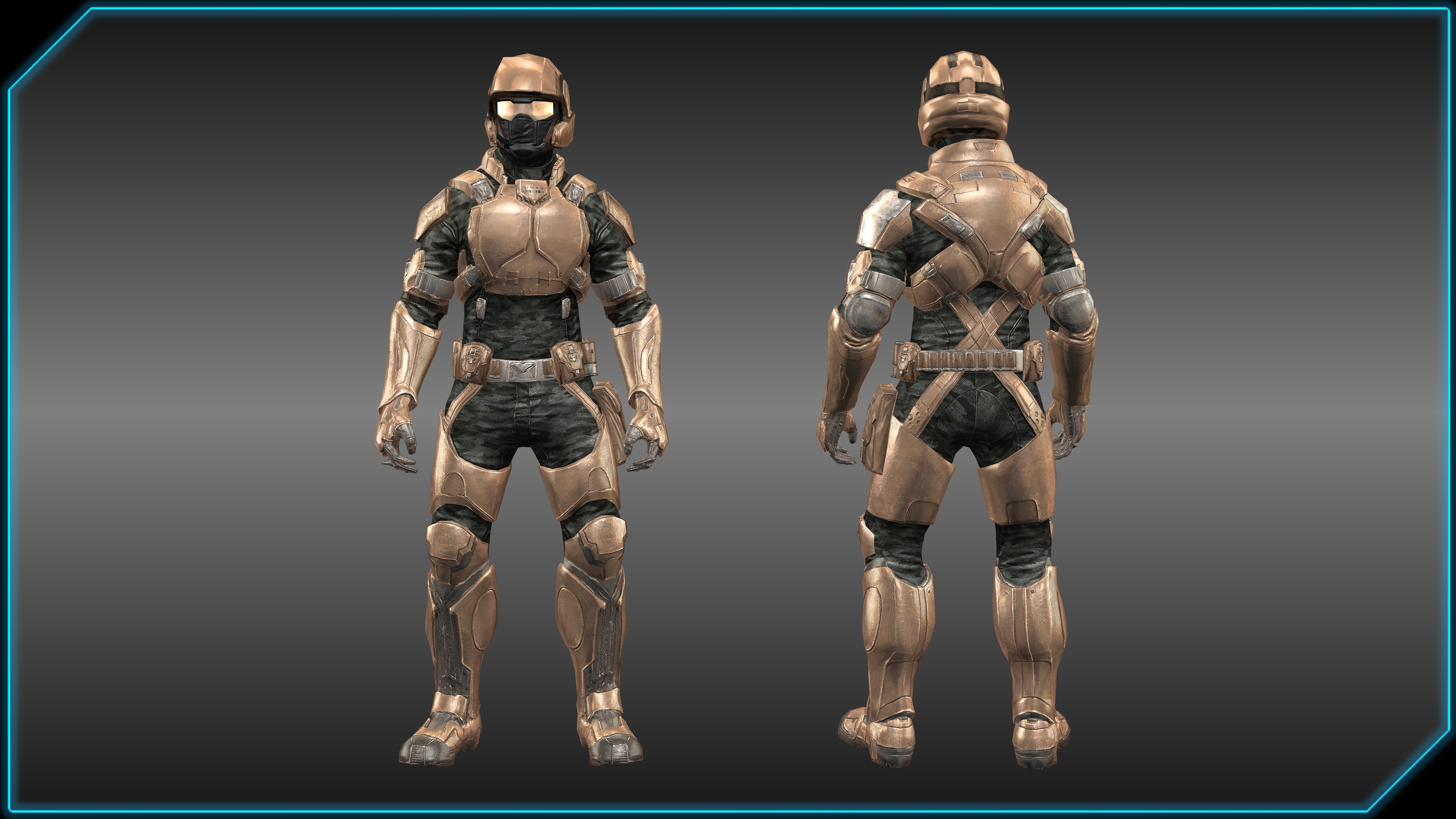 Marines H2A DESERT DUAL RENDER