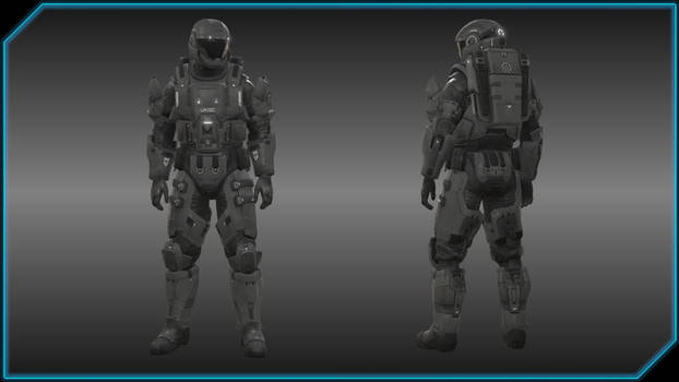 ODST H4 Male Dual Render