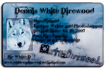 Dennis White Direwood Licence