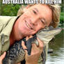 Good Guy Steve Irwin.