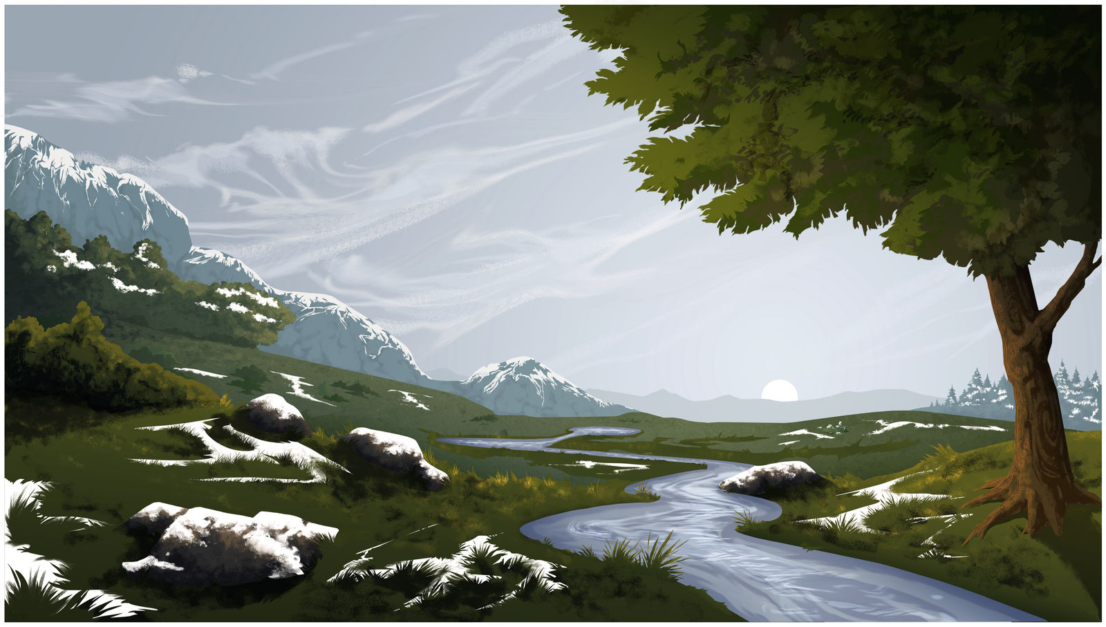 Northern spring by Lyros001 on DeviantArt