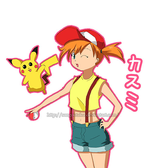 Misty and Pikachu