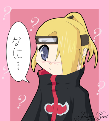 Deidara Pouting