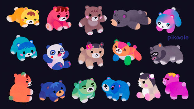 Baby bear villagers