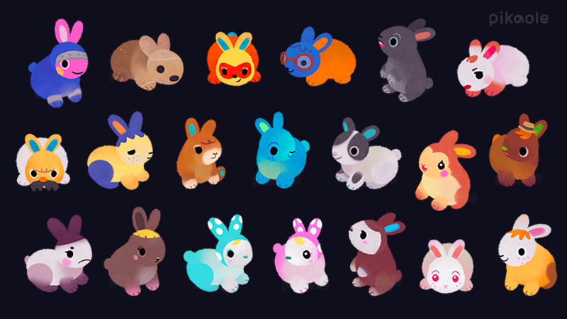 Rabbit Villagers by pikaole on DeviantArt