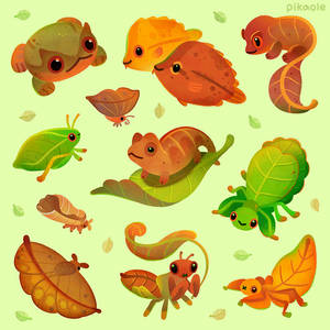 Leaf mimics