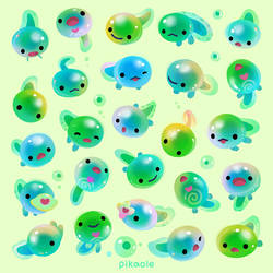 Candy tadpole by pikaole
