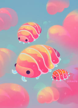 Cloud isopod - sunset