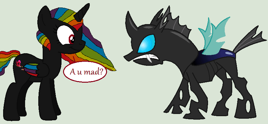 Rainbow vs. changeling