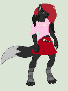 Female Anthro wolf