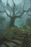 dead tree(GIF) by sharandula