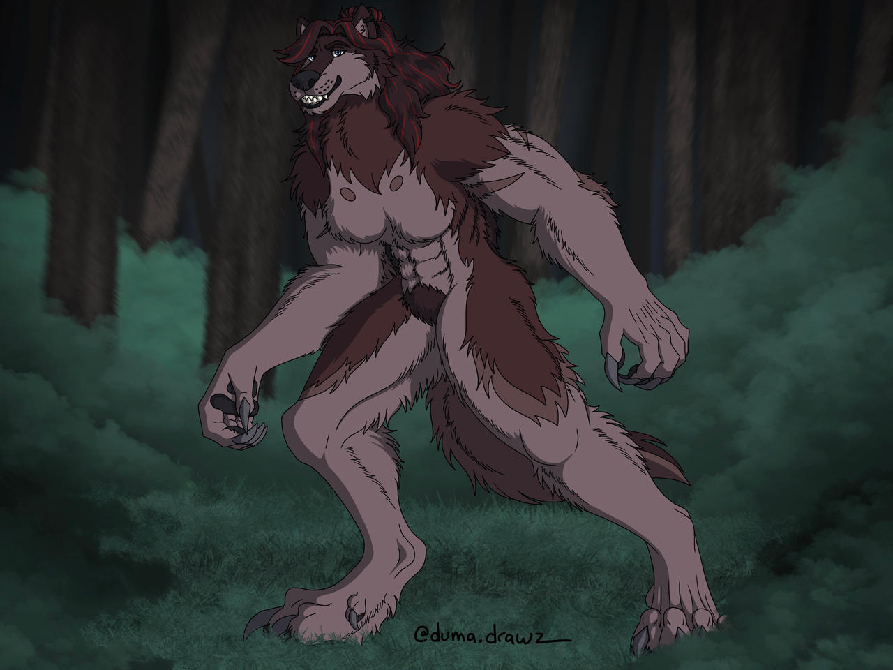 Werewolf Practical Design Design a werewolf commission by DumaDrawz on DeviantArt