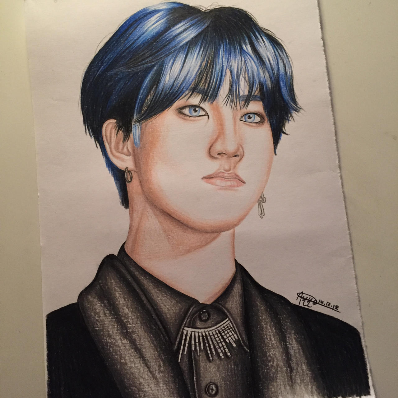 HAN JISUNG colored drawing by squirrelshii on DeviantArt