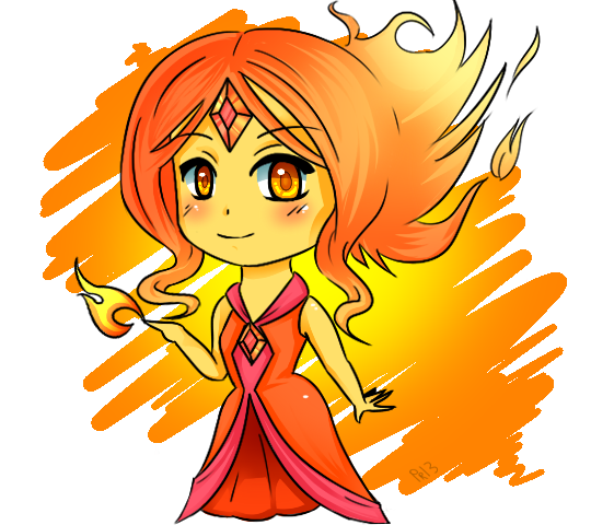 Chibi Flame Princess