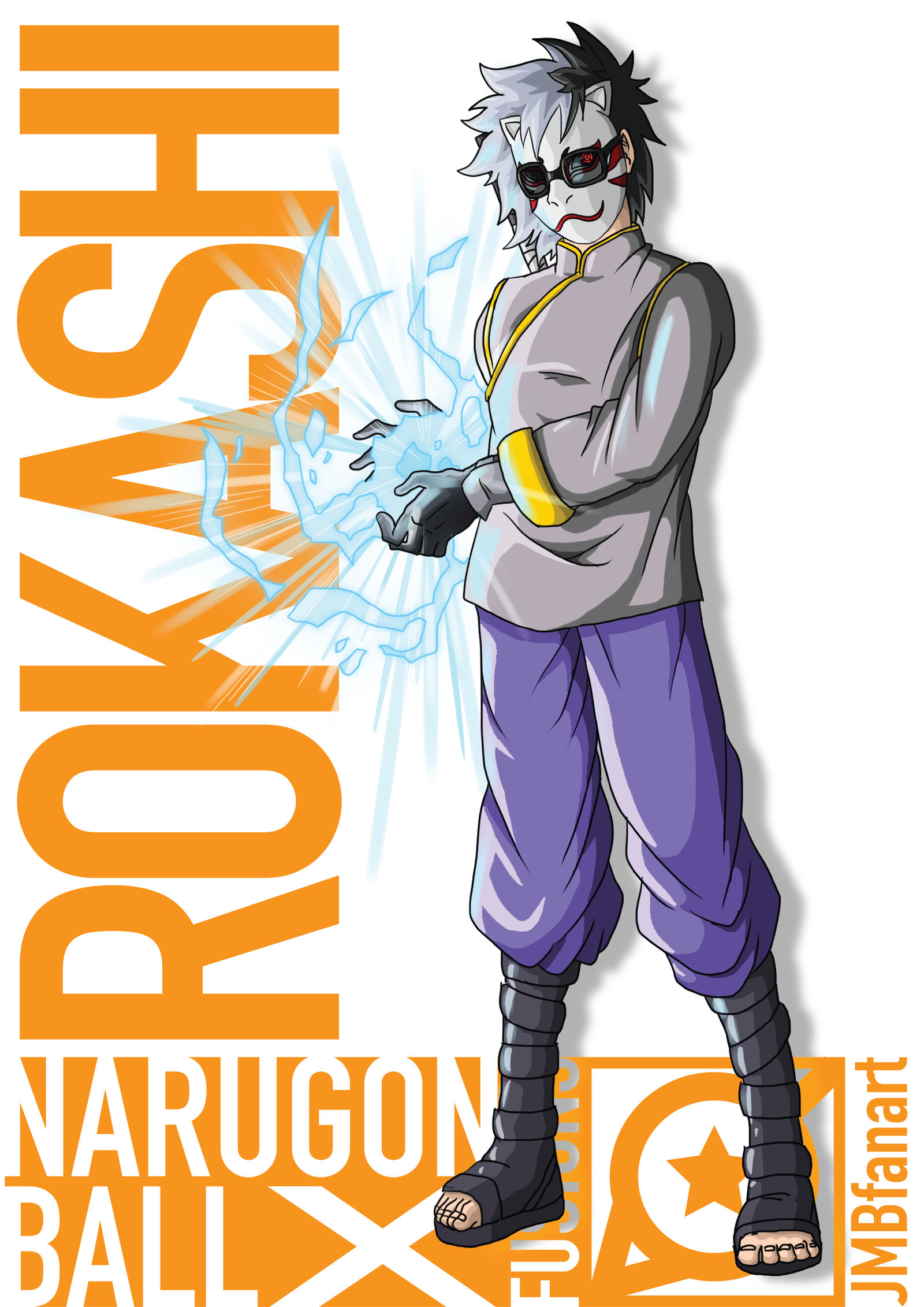 Young Rokashi (Roshi and ANBU Kakashi fusion)