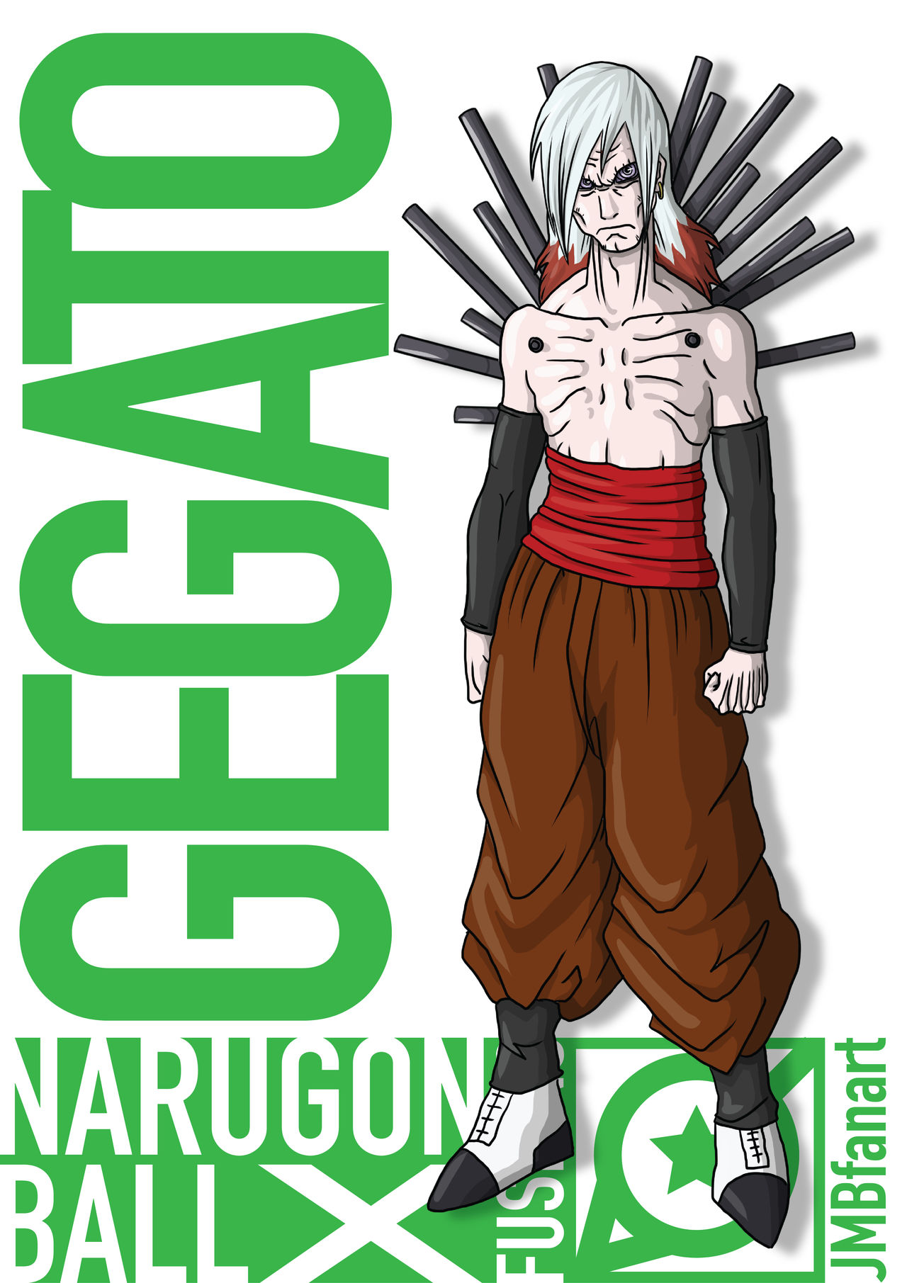 Gegato (Dr.Gero and Nagato fusion)