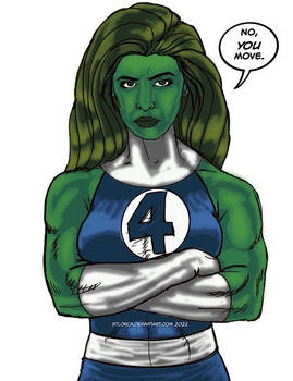 No, You Move #1: She-Hulk