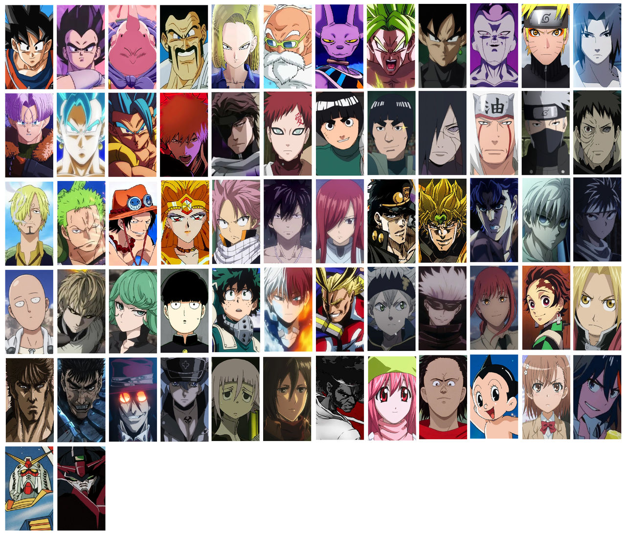 Death Based Characters Death Battle (Anime Characters) by Goclet1000 on DeviantArt