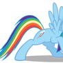 Rainbow Dash en garde