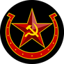 Soviet Equestria hammer-sickle-horseshoe w/BG