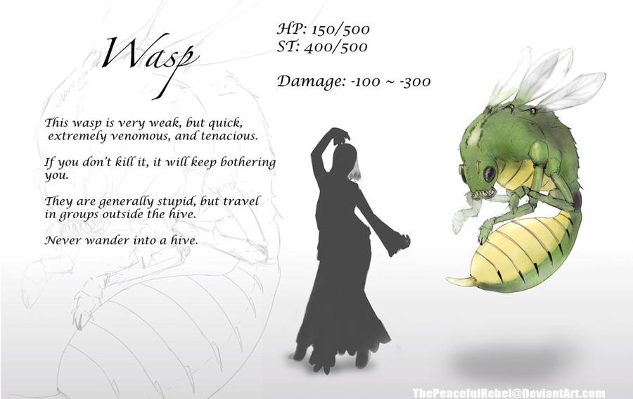 Wasp by ThePeacefulRebel on DeviantArt