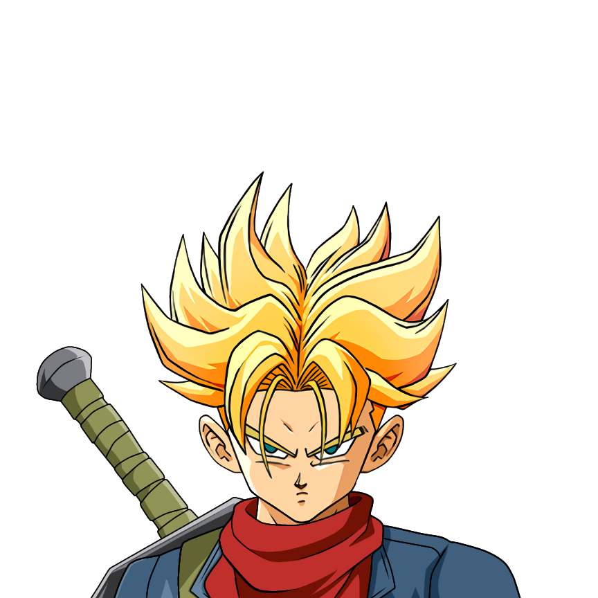 Primeiro passo completo, Trunks do futuro super sayajin rage