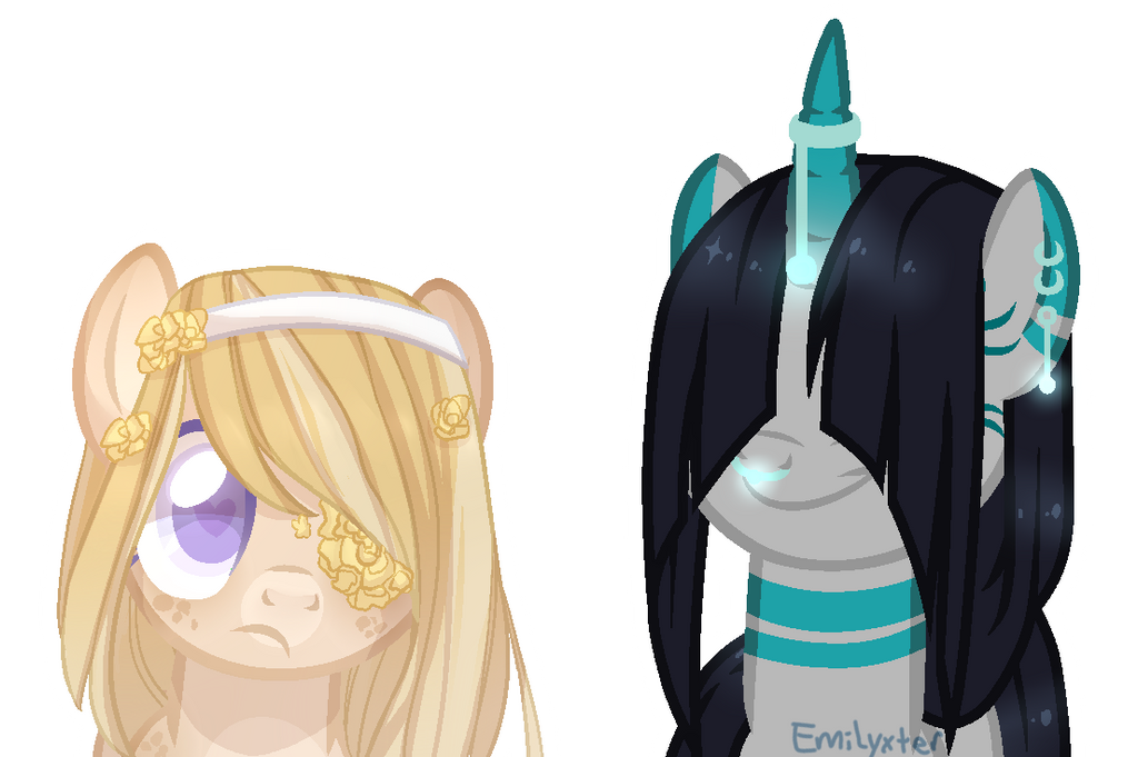 .:MLP OC Collab:. Let's pretend we can smile~ by Emilyxter on DeviantArt