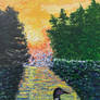 Sunset Loons