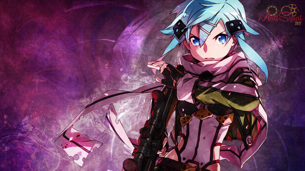 Sinon Wallpaper (Remastered) by MattSquat on DeviantArt