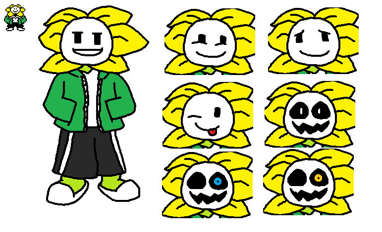 Flowey The Flower by Chibi-Katie on DeviantArt