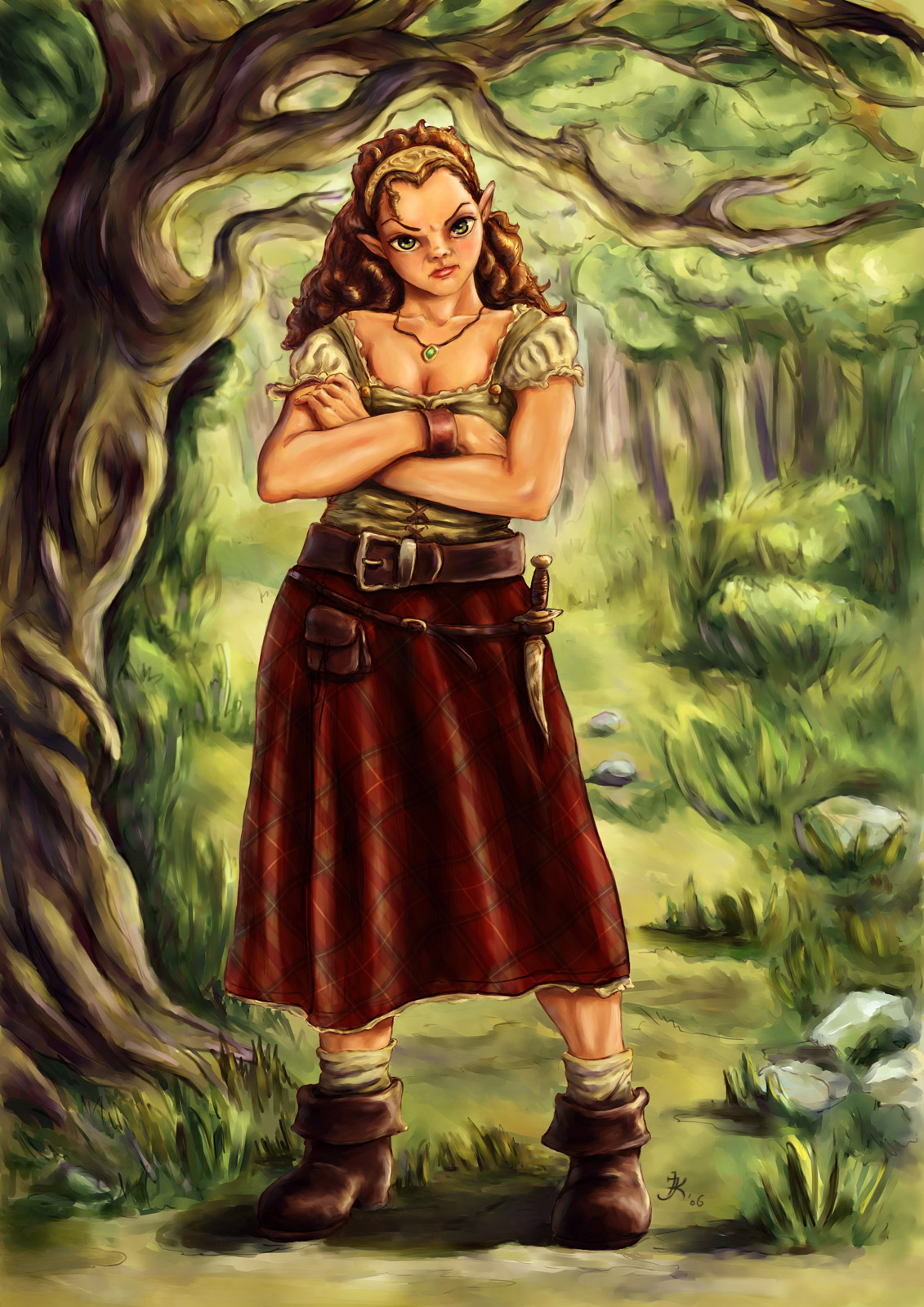 Hobbit Girl by kara-kedi