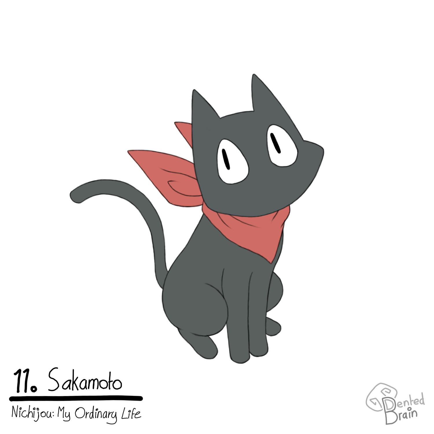 Anime Cat of the Day 🐾 — Today's anime cat of the day is:Sakamoto from