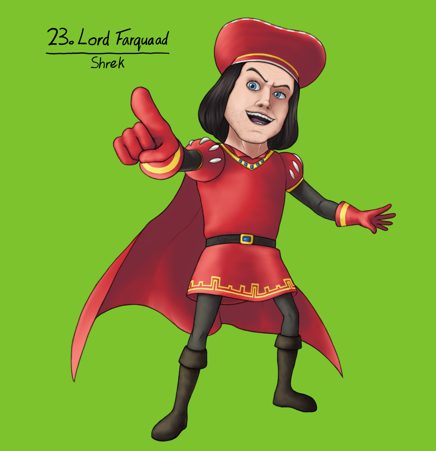 23 Lord Farquaad - Sketch Time '23 by DentedBrain on DeviantArt