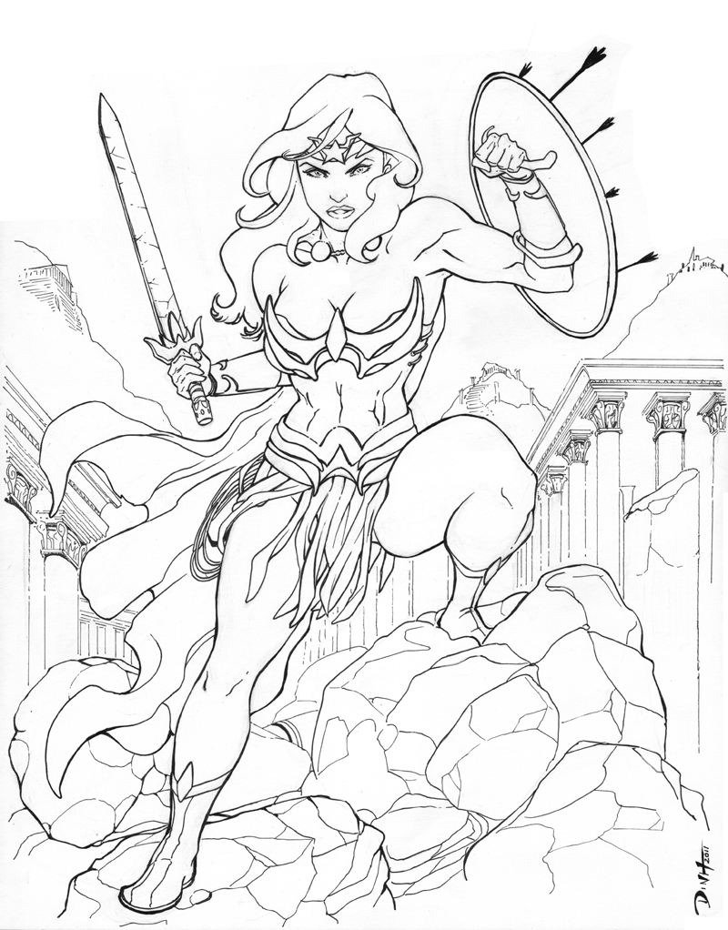 New Design Wonder Woman - Ink