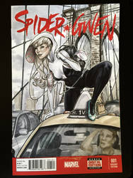 Spider-Gwen Sketch Cover Commission