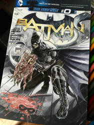 Batman Jason Todd Death Sketch Cover